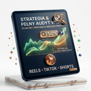 Audyt profilu social media pod Reels, TikTok, Shorts
