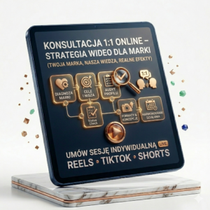 Konsultacja 1:1 online – strategia wideo dla marki