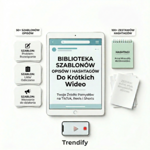 Szablony opisów i hashtagów do Reels/TikTok/Shorts